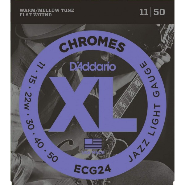 D´Addario ECG24 - Hladené struny - 11/50