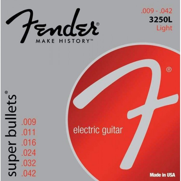 Fender 3250L Light - Struny pre elektrickú gitaru 009/042