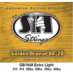 S.I.T. GB1048 Golden Bronze - struny pre akustickú gitaru - Extra Light 010/048 