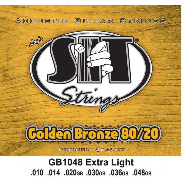 S.I.T. GB1048 Golden Bronze - struny pre akustickú gitaru - Extra Light 010/048 