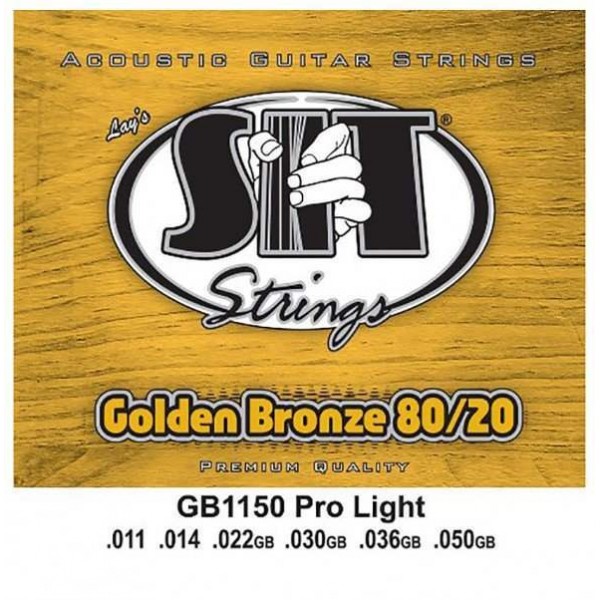 S.I.T. GB1150 Golden Bronze - struny pre akustickú gitaru - Pro Light 011/050