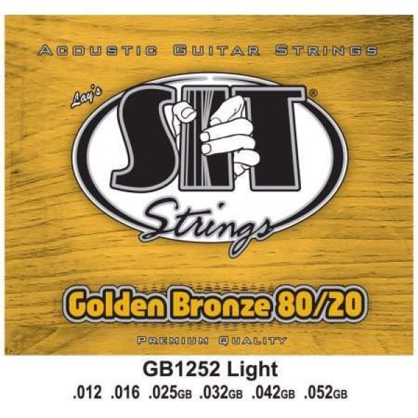 S.I.T. GB1252 Golden Bronze - struny pre akustickú gitaru - Light 012/052 