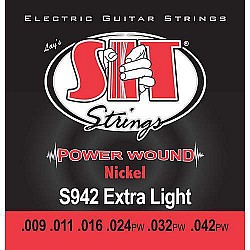 S.I.T. S942 Extra Light - struny pre elektrickú gitaru - Nickel 009/046