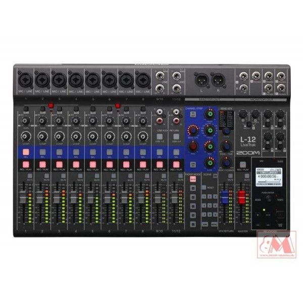 ZOOM LiveTrak L-12 - mixážny pult s nahrávaním