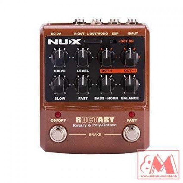 NUX ROCTARY-FORCE - oktáver s Leslie rotary efektom 