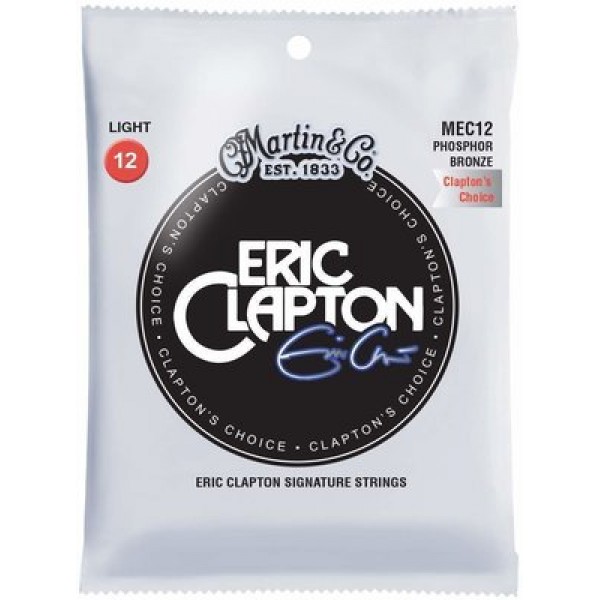 Martin MEC12 - Eric Clapton - struny na akustickú gitaru Phosphor Bronze 012/054