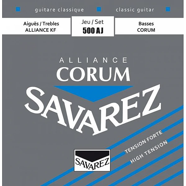 Savarez 500 AJ ALLIANCE CORUM BLUE, struny s vysokým pnutím Savarez 500 AJ ALLIANCE CORUM BLUE, struny s vysokým pnutím