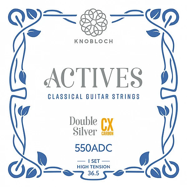 Knobloch 550ADC Double Silver CX Carbon High High Tension - struny pre klasickú gitaru