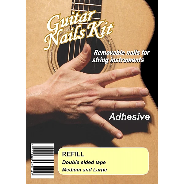 Guitar Nails Kit - Refill - Solo "Adhesives", samolepky na nechty