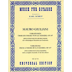Giuliani, Mauro - Variácie na tému G.F.Händla op.107 (Scheit)