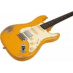 Henry's ST-1 Viper Yellow Relic Elektrická gitara