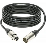 Klotz M1 Mikrofónový kábel, čierny 3m XLR F/M