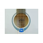 LAG Tramontane Hyvibe Smart Guitar Plexi WHT - Elektroakustická Gitara