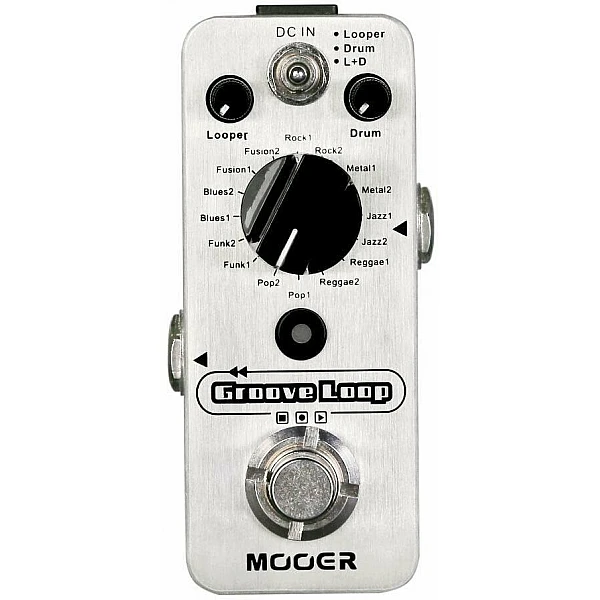 Mooer Groove Loop - minilooper a bubeník Mooer Groove Loop - minilooper a bubeník