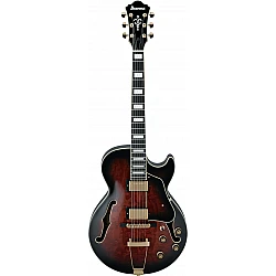 Ibanez Artcore Expressionist AG95QA-DBS Dark Brown Sunburst