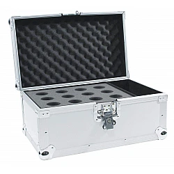 ROADINGER Microphone Case Road 12 Microphones sil
