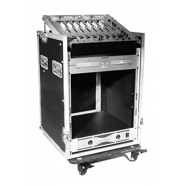 ROADINGER Special Combo Case Pro, 12U with wheels ROADINGER Special Combo Case Pro, 12U with wheels