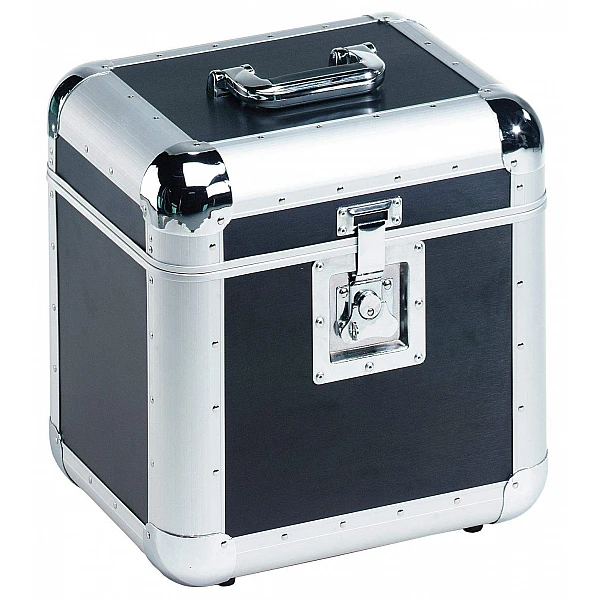 ROADINGER Record Case ALU 75/25, rounded, bk ROADINGER Record Case ALU 75/25, rounded, bk