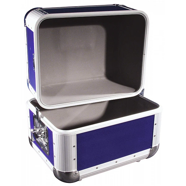 ROADINGER Record Case ALU 50/50, rounded, dark blue ROADINGER Record Case ALU 50/50, rounded, dark blue