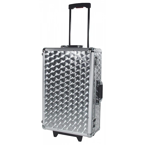 ROADINGER CD Case polished 120 CDs with Trolley ROADINGER CD Case polished 120 CDs with Trolley