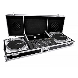 ROADINGER Console Road Pro for 2 Turntables black
