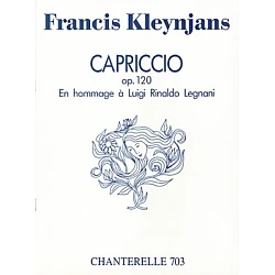 Kleynjans, Francis - Capriccio En hommage à Luigi Rinaldo Legnani op.120 