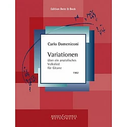 Domeniconi, Carlo -  Variationen über ein anatolisches Volkslied