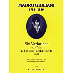 Giuliani, Mauro - Six Variations sur l'air "a Schisserl und a Reindl" , kvartet