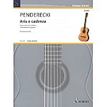 Penderecki, Krzysztof -  Aria e cadenza Transcription for guitar