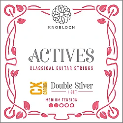 Knobloch 300ADC Double Silver CX Carbon Medium Tension - struny pre klasickú gitaru