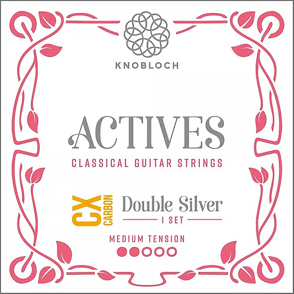 Knobloch 300ADC Double Silver CX Carbon Medium Tension - struny pre klasickú gitaru