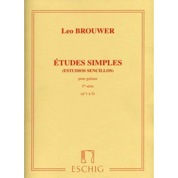 Brouwer, Leo -  Estudios Sencillos, Vol.1 (1-5)