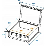 ROADINGER univerzálny kufor / rack , black, GR-3 black ROADINGER univerzálny kufor / rack , black, GR-3 black