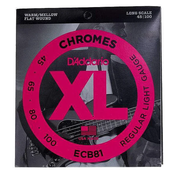 D´Addario ECB81 Chromes - struny na basgitaru 045 / 100