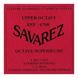 SAVAREZ 670R - Struny pre klasickú gitaru - Ladenie o oktávu vyššie