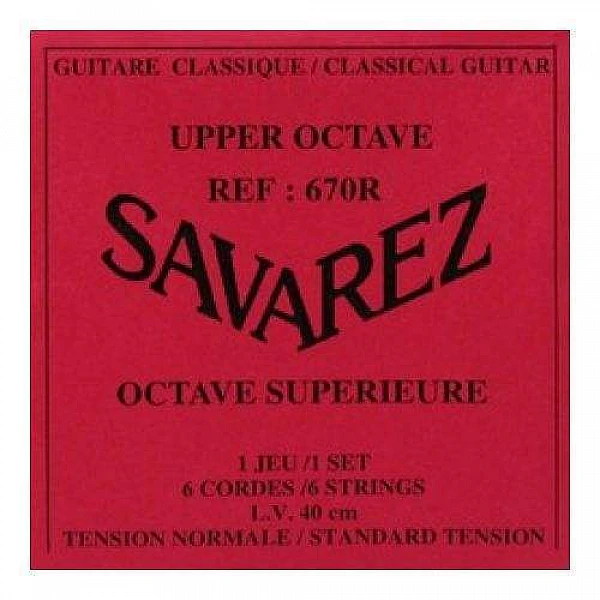 SAVAREZ 670R - Struny pre klasickú gitaru - Ladenie o oktávu vyššie