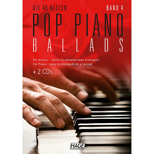 Hage - Pop Piano Ballads 4    EH 3959