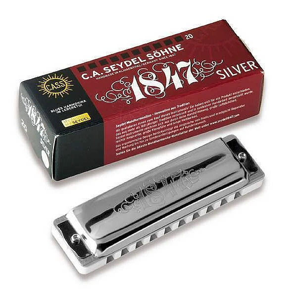 C.A. SEYDEL SÖHNE 1847 SILVER - ústna harmonika C.A. SEYDEL SÖHNE 1847 SILVER - ústna harmonika
