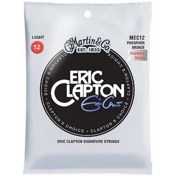Martin MEC12 - Eric Clapton - struny na akustickú gitaru Phosphor Bronze 012/054