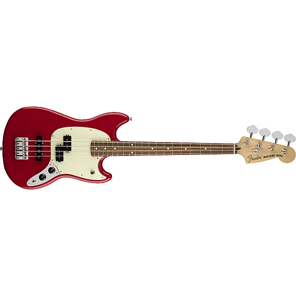 Fender Mustang® Bass PJ, Pau Ferro Fingerboard, Torino Red Fender Mustang® Bass PJ, Pau Ferro Fingerboard, Torino Red