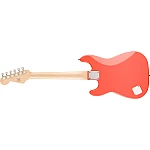 Fender Squier Mini Stratocaster®, Maple Fingerboard, White Pickguard, Tahitian Coral Fender Squier Mini Stratocaster®, Maple Fingerboard, White Pickguard, Tahitian Coral