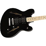 Fender Squier Affinity Series® Starcaster®, Maple Fingerboard, Black