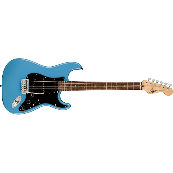 Fender Squier Sonic® Stratocaster®, Laurel Fingerboard, Black Pickguard, California Blue