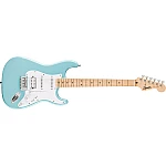 Fender Squier FSR Sonic® Stratocaster® HSS, Maple Fingerboard, White Pickguard, Tropical Turquoise Fender Squier FSR Sonic® Stratocaster® HSS, Maple Fingerboard, White Pickguard, Tropical Turquoise