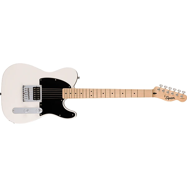 Squier Sonic® Esquire® H, Maple Fingerboard, Black Pickguard, Arctic White Squier Sonic® Esquire® H, Maple Fingerboard, Black Pickguard, Arctic White