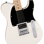 Squier Sonic® Esquire® H, Maple Fingerboard, Black Pickguard, Arctic White Squier Sonic® Esquire® H, Maple Fingerboard, Black Pickguard, Arctic White