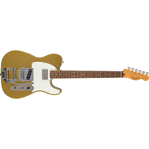 Fender Squier Classic Vibe™ Custom Telecaster® SH with Bigsby, Parchment Pickguard, Aztec Gold Fender Squier Classic Vibe™ Custom Telecaster® SH with Bigsby, Parchment Pickguard, Aztec Gold