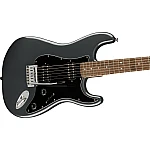 Fender Squier Affinity Series® Stratocaster® HH, Laurel Fingerboard, Black Pickguard, Charcoal Frost Metallic