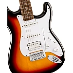 Fender Squier Affinity Series® Stratocaster® Junior HSS, Laurel Fingerboard, White Pickguard, 3-Color Sunburst