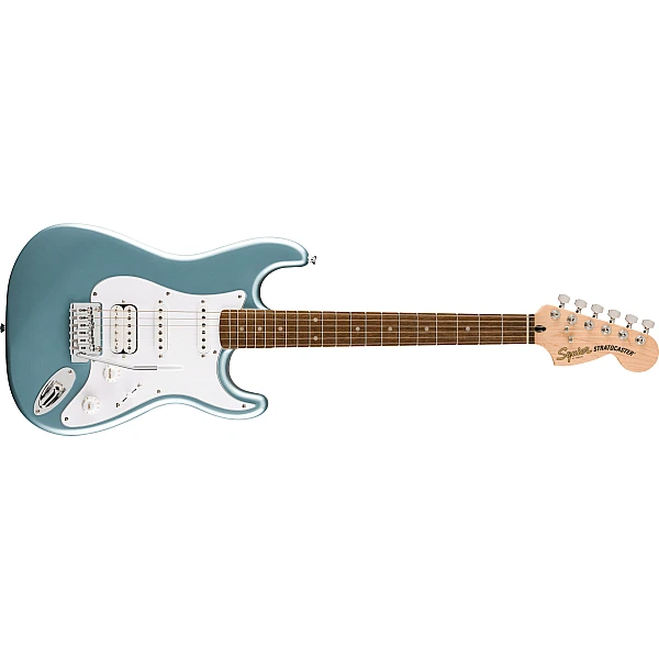 Fender Squier Affinity Series® Stratocaster® Junior HSS, Laurel Fingerboard, Ice Blue Metallic Fender Squier Affinity Series® Stratocaster® Junior HSS, Laurel Fingerboard, Ice Blue Metallic